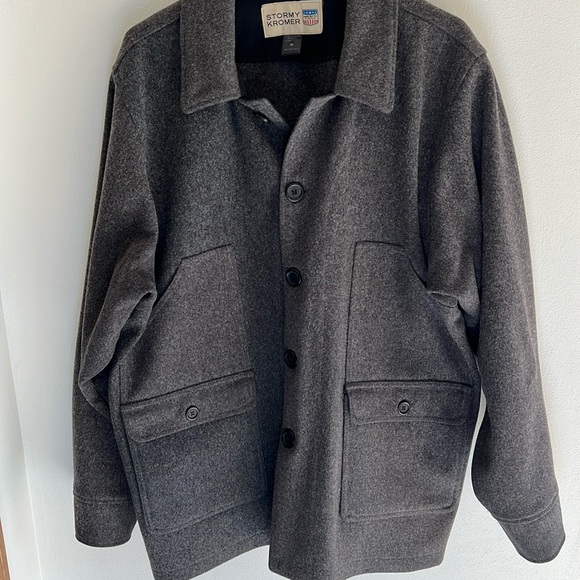 Stormy Kromer, men’s wool Mackinaw coat, size 46 - Picture 1 of 7